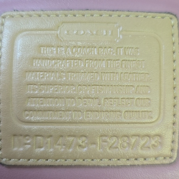 Coach Charlie Embossed Python Leather Tote. Model # F287239 - Picture 10 of 15